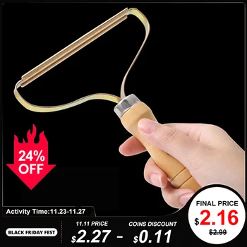 

Portable Lint Remover Clothes Fuzz Fabric Shaver Brush Tool Power-Free Fluff Removing Roller for Sweater Woven Coat