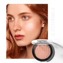 Блеск для контурного макияжа пудра хайлайтер порошок носовое затенение маски силуэт тени Малый V лицо стерео флуоресцентная косметика