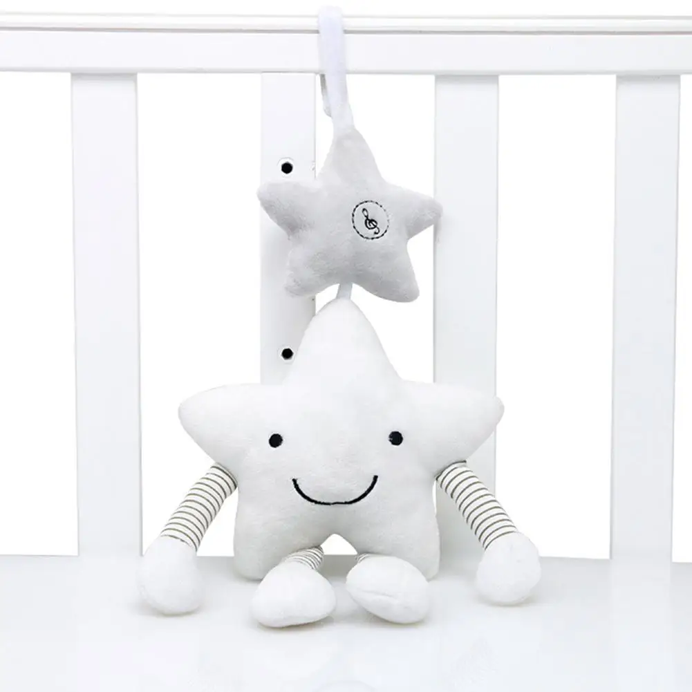 Baby Rattle Toys Cartoon Animal Plush Hand Bell Baby Stroller Crib Hanging Rattles Infant Baby Toys Gifts