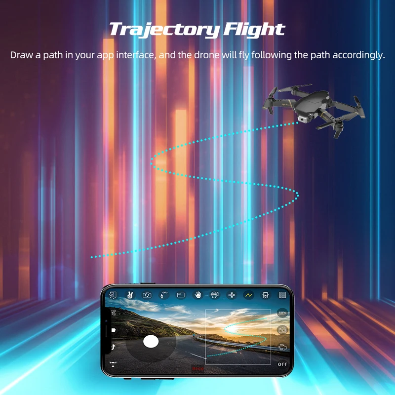 Drone com Grande Modo de Espera Presente para Crianças Novo Drone Wifi Fpv Angular hd 4 k 1080 p Câmera Altura rc Dobrável Quadcopter 2020 Gd89 13 Cheap RC Quadcopter