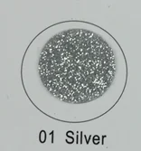 1.silver Блестящий винил для теплопередачи, термопресс, режущий плоттер, сделано в Южной Корее, 1 лист, 25 см х 100 см пленка - Цвет: 1.silver
