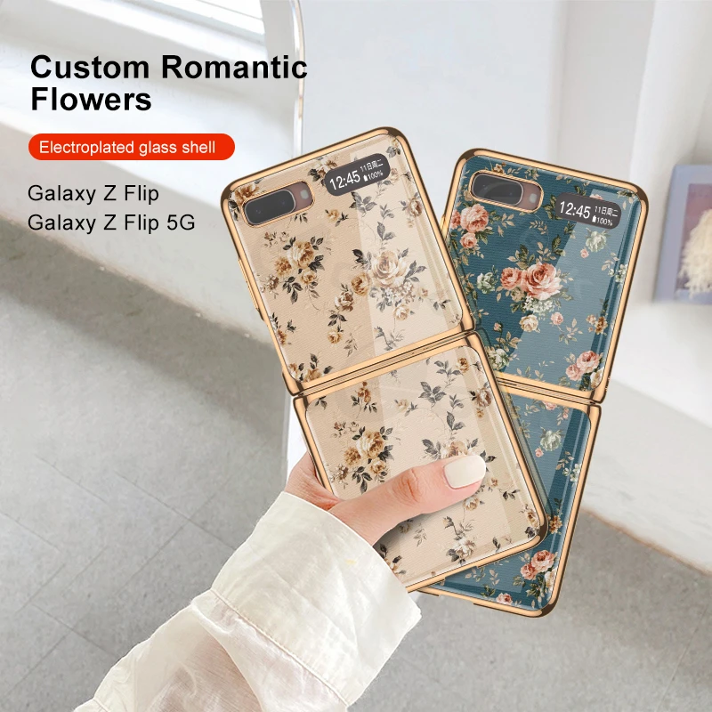 Gkk Original Case For Samsung Galaxy Z Flip Fold 2 Case Luxury Tempered Glass Plating Edge Hard Cover For Samsung Z Flip Fold 2 Phone Case Covers Aliexpress