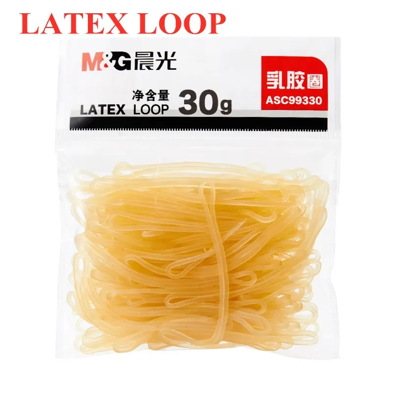 

Desktop Organizer Rubber Band Storage Office Supply Latex Elasticity No Easy To Break 30g/bag M&g Asc99330