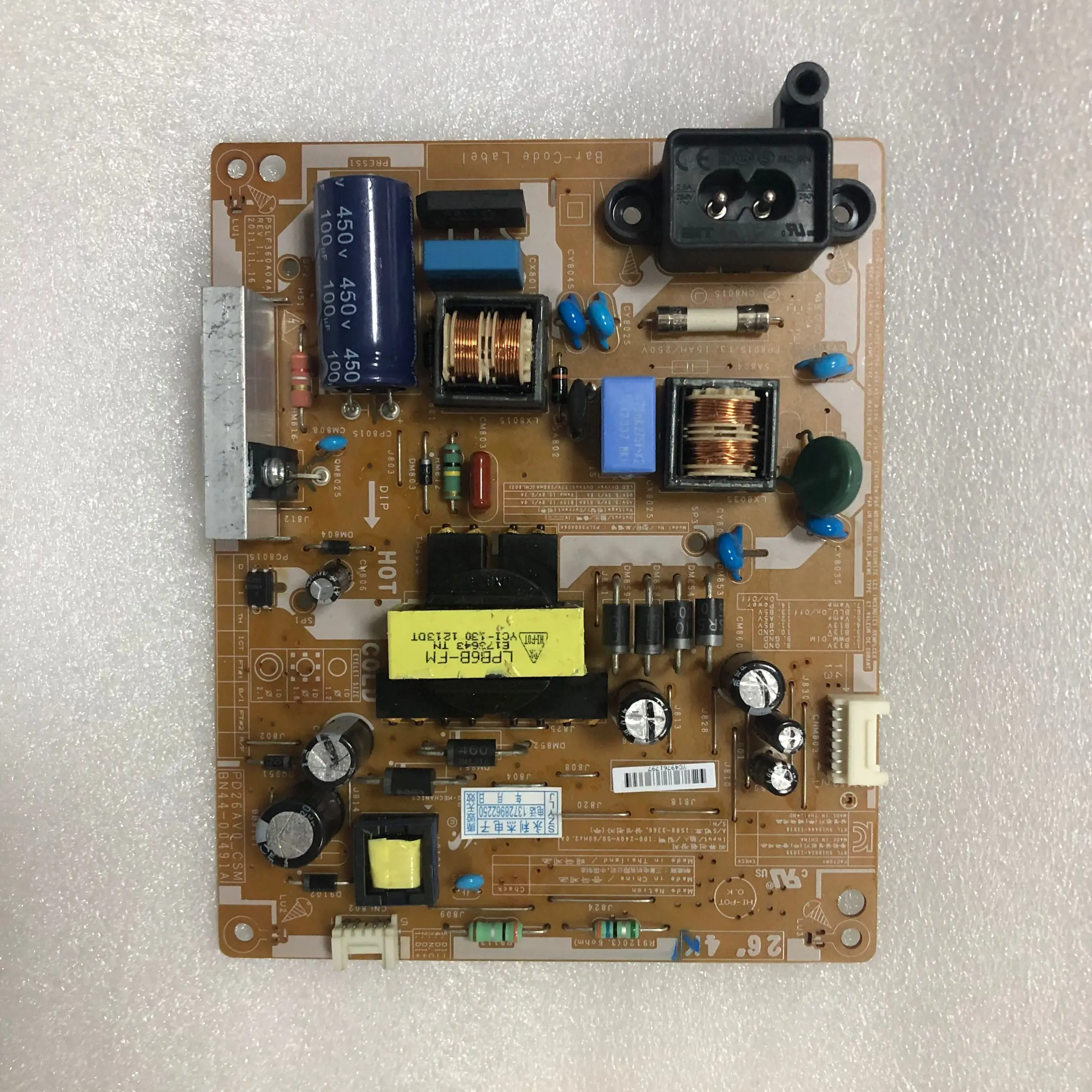

Новая и оригинальная плата питания для 4k BN44-00491A pd26av0 _ CSM PSLF360A04A