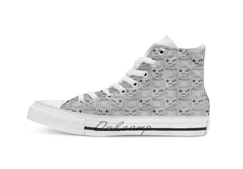 

Handheld Classic breathable Casual High Top lace-up Canvas shoes sneakers Drop shipping