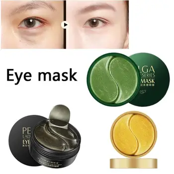 

Collagen Gel Eye Patches Under The Eye Moisturizing Care Eye Wrinkle Eye Mask Remove Bag Dark Anti Circles Black 60pc Face H1J8