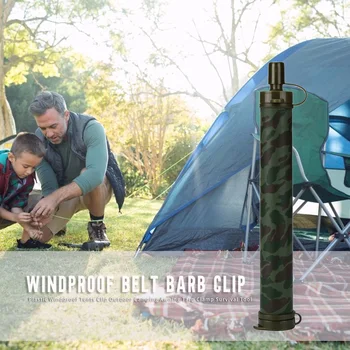 

Portable Emergency Rescue Outdoor Water Purifier Camping Hiking Emergency Water Purifier Camouflage Hiking accessories