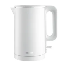 KONKA KEK-KM18, умный электрический чайник, 6 мин, быстрое кипячение, 1500 Вт, 304 л, бытовой, нержавеющая сталь, двойной, анти горячий, Электрический чайник