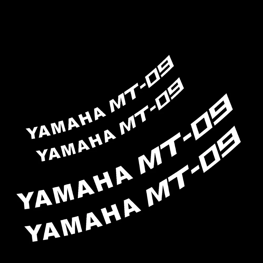 Подходит для Yamaha mt03 mt07 mt09 mt10 мотоцикл переоборудование водонепроницаемый светоотражающий 17 дюймов наклейка на ступицу колеса персональная наклейка - Цвет: 09white