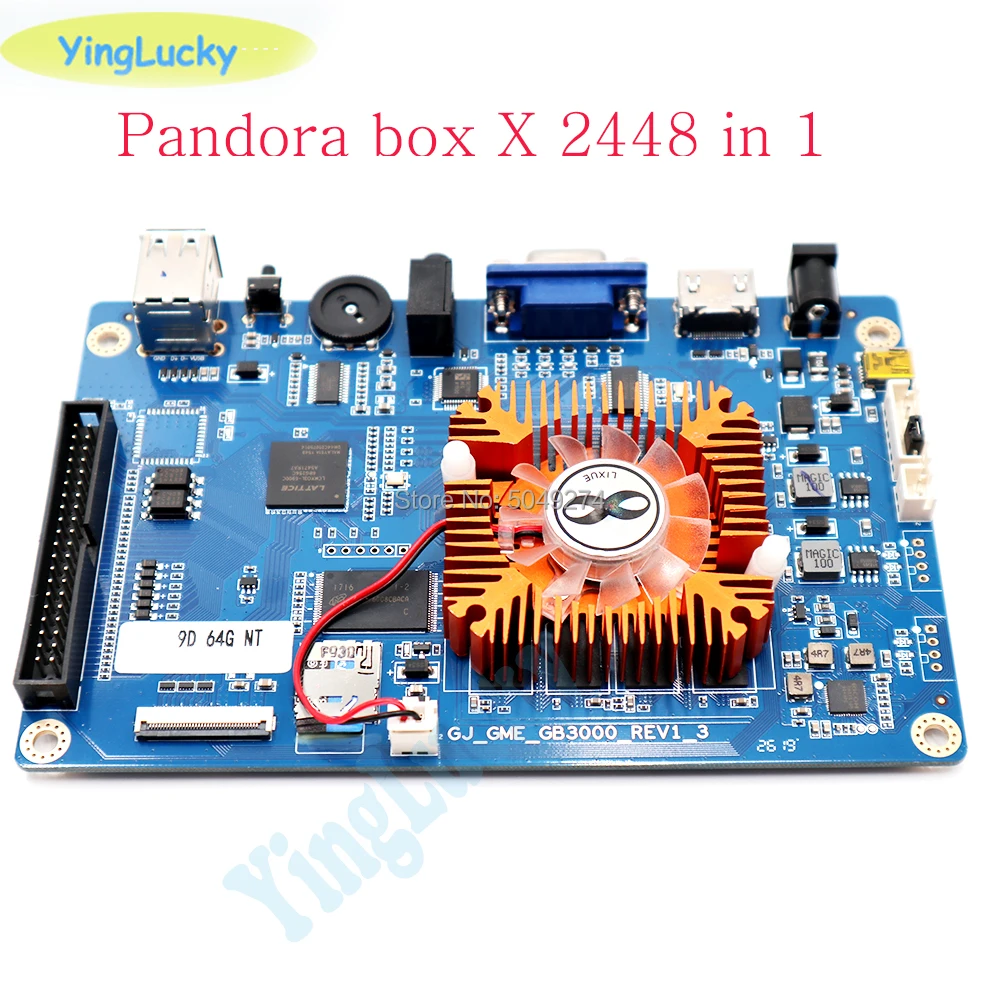 Pandora Box 3D 2448 комплект DIY аркадный комплект+ HAPP кнопки+ копия джойстика SANWA консоль домашний шкаф пакет