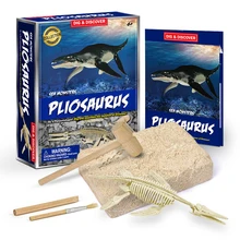 Figurines de dinosaures en Kit, jouets pour enfants, squelette, fossile, jeu d'apprentissage, éducation scientifique