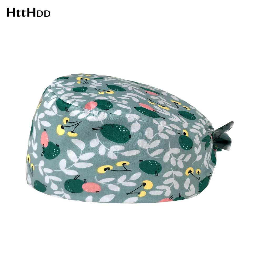 

Summer Refreshing Beauty salon work scrub hat Breathable Pet grooming work Clean hat Built-in Sweat towel health spa scrub cap