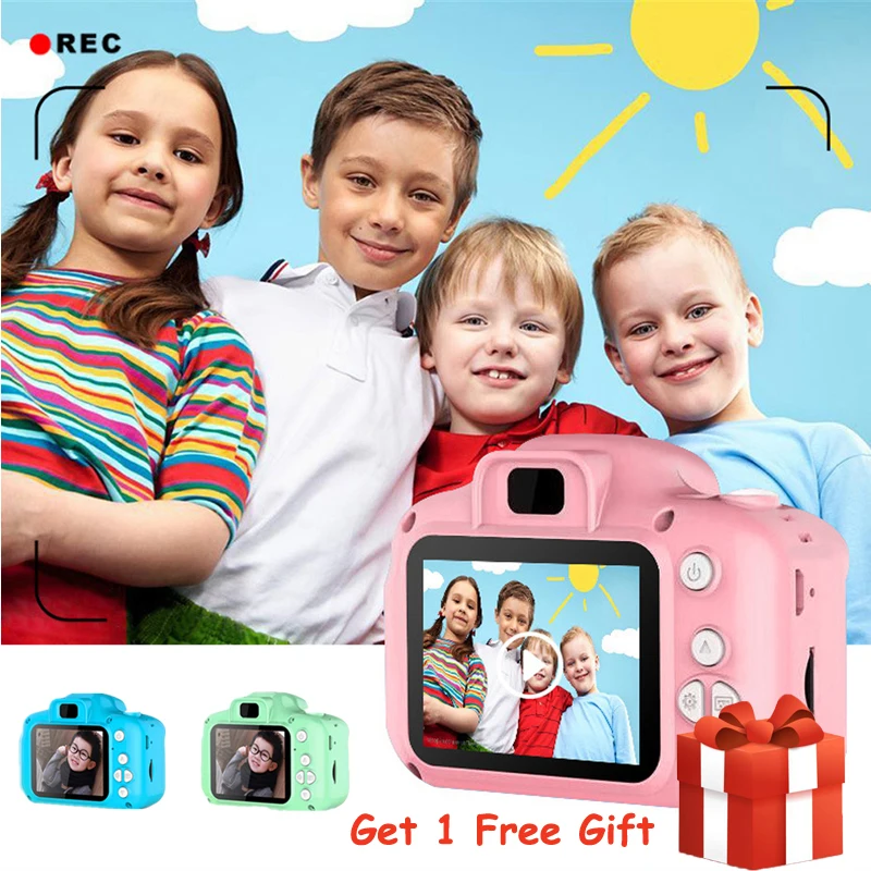 Children Mini Kids Camera Educational Toys for Children Baby Gifts Birthday Gift Digital Camera 1080P Projection Video Camera