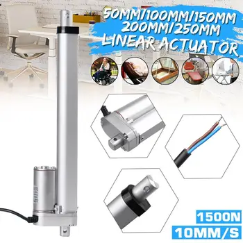

1500N Electric Linear actuator 50mm 100mm 150mm 200mm 250mm Stroke Linear Motor Controller DC 12V Push/Pull Electric Motor