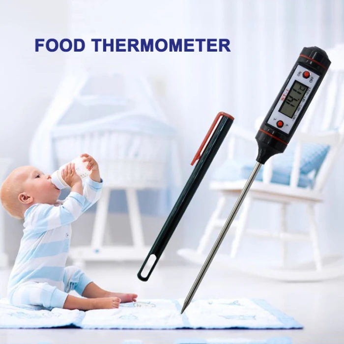 Digital Thermometer BBQ Grill Meat Cookie Tool Instant Read Meat Thermometer with Long Probe Hogard