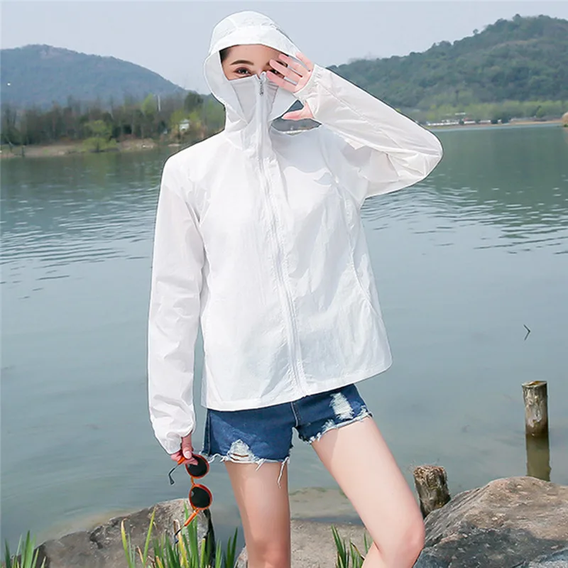 Outdoor Sun Protection Clothing Women'S  Jacket UV Protection Summer Hiking Shirts Outdoor Sun Protection Clothing  #0G21 (1)
