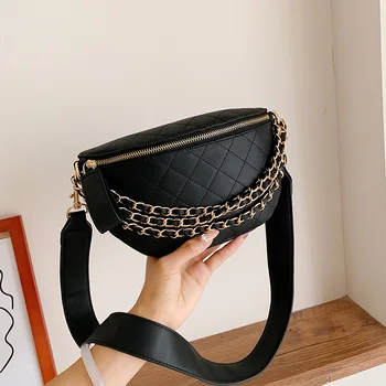 

Crossbody Waist Bags For Women 2020 Purses and Handbags PU Leather Sac a Main Female Banana Bag Fashion Female Shoulder Bag