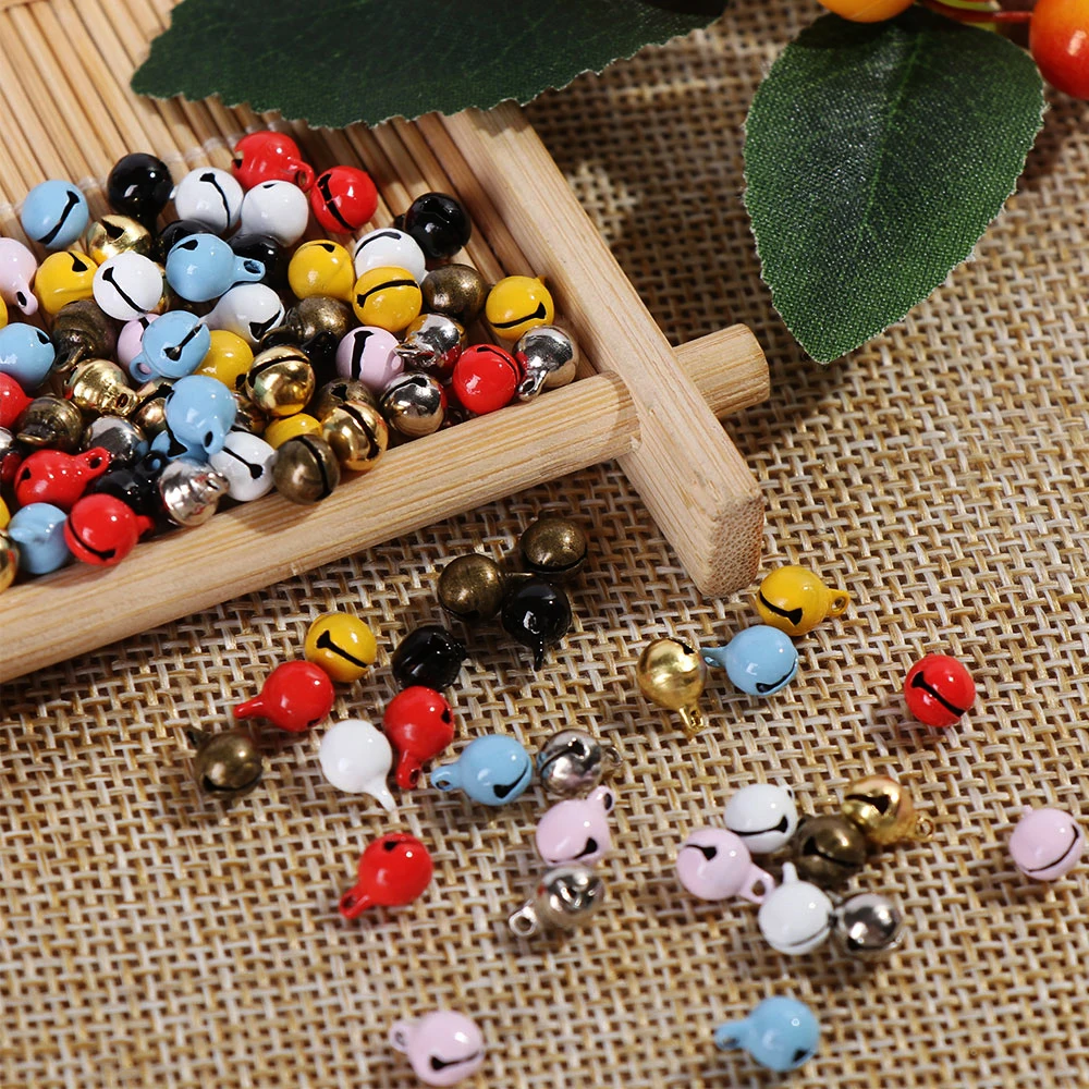 10 шт 5 мм Мини Колокольчик для 1/6 куклы DIY ремесла медные круглые колокольчики