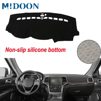 

MIDOON Car Dashboard Cover Dash Mat Dash Board Pad Carpet Dashmat Anti-UV For Jeep Grand Cherokee WK2 2011- 2015 2016 2017 2018