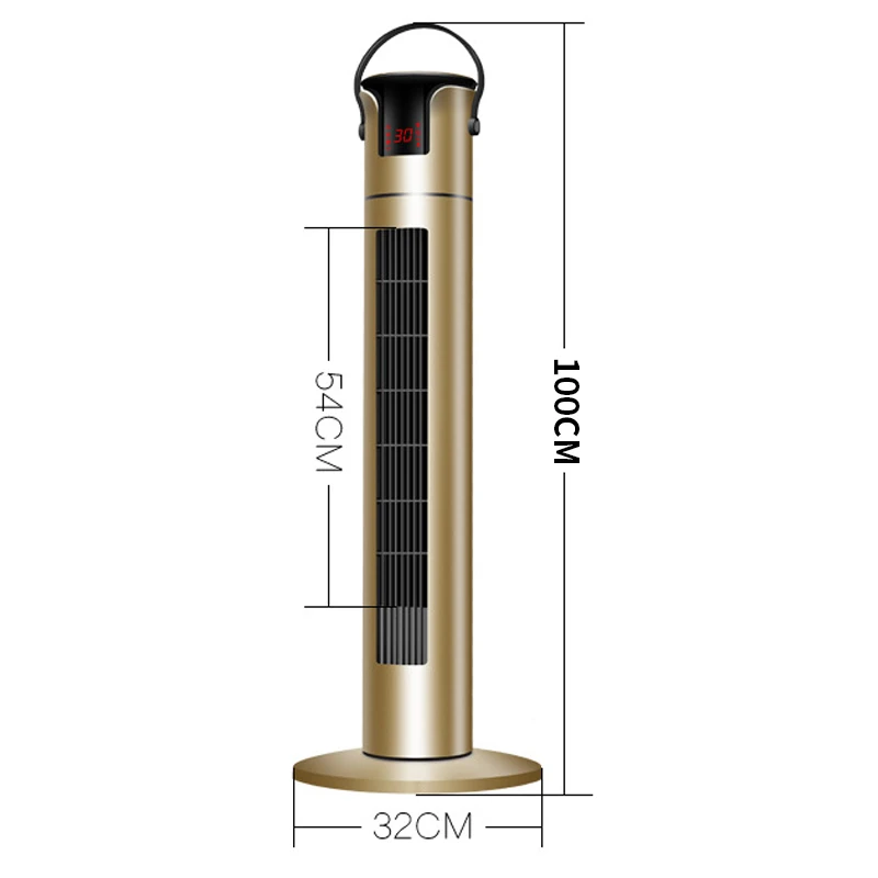 Heater Household remote control electric heating power saving heater Waterproof tower electric heater heating fan Small