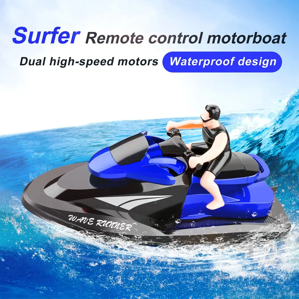 RC Boat 809 2.4G Remote Control Motorboat Water Speedboat Yacht Airship RC Boat Waterproof Electric Children's Toy Boat - Image 4