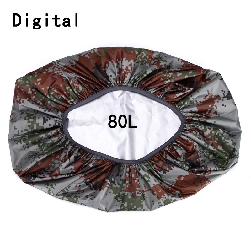 Digital 80L 35L 45L 55L 70L 80L рюкзак дождевик походный туристический Водонепроницаемый пылезащитный спортивный мешок Сверхлегкий Открытый инструмент - Цвет: Digital 80L
