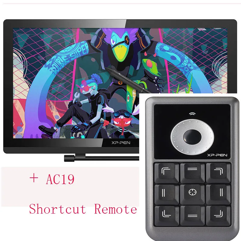 Artist22 Pro XP-Pen дисплей дюймов графический монитор 1080x1920 FHD цифровой чертежный монитор с регулируемой подставкой 21,5 Дюймов 8192 - Цвет: And AC19