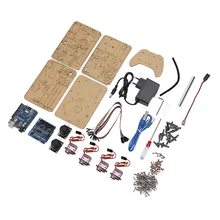 4DOF манипулятор для Arduino Роботизированный пульт дистанционного управления Ps2 Mg90S SNAM1900(штепсельная Вилка европейского стандарта