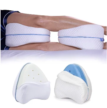 

Knee Wedge Leg Pillow For Sleeping Orthopedic Sciatica Back Hip Joint Pain Relief Thigh Leg Pad Support Cushion Home Memory Foam