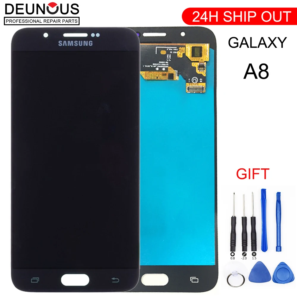 ЖК-дисплей TFT для Samsung Galaxy A8 2015 A800 A8000 A800F с сенсорным экраном и дигитайзером в сборе