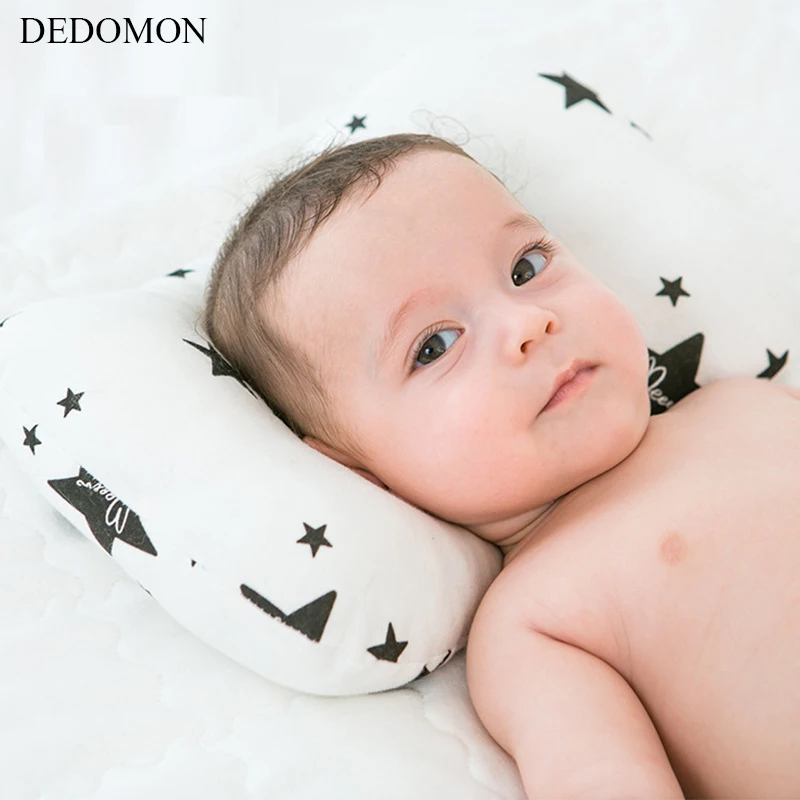 Almohada para recién nacido para bebé, posicionador de sueño, cojín de soporte para evitar cabeza plana, protección de cabeza de seguridad
