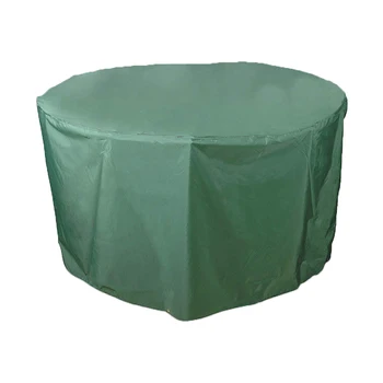 

Waterproof Easy Clean Protector Reusable Patio Dust Proof Solid Outdoor Garden Heat Dissipation Anti UV Furniture Cover Round