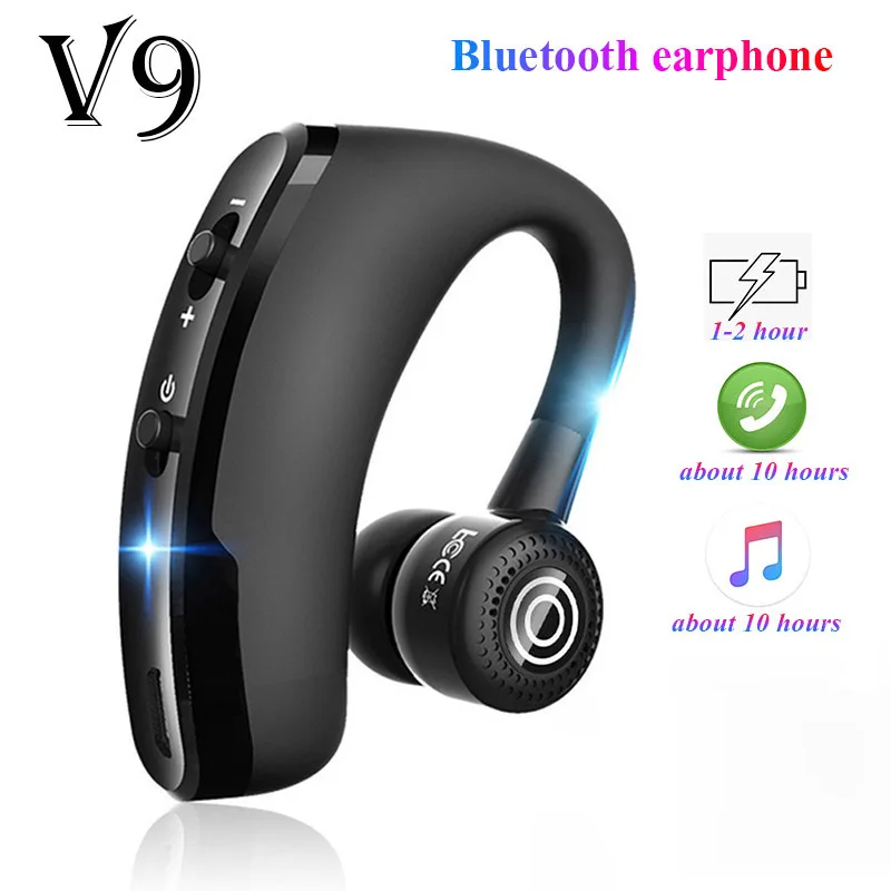 Bluetooth-наушники V9 беспроводная гарнитура для бизнеса спортивные наушники звонков