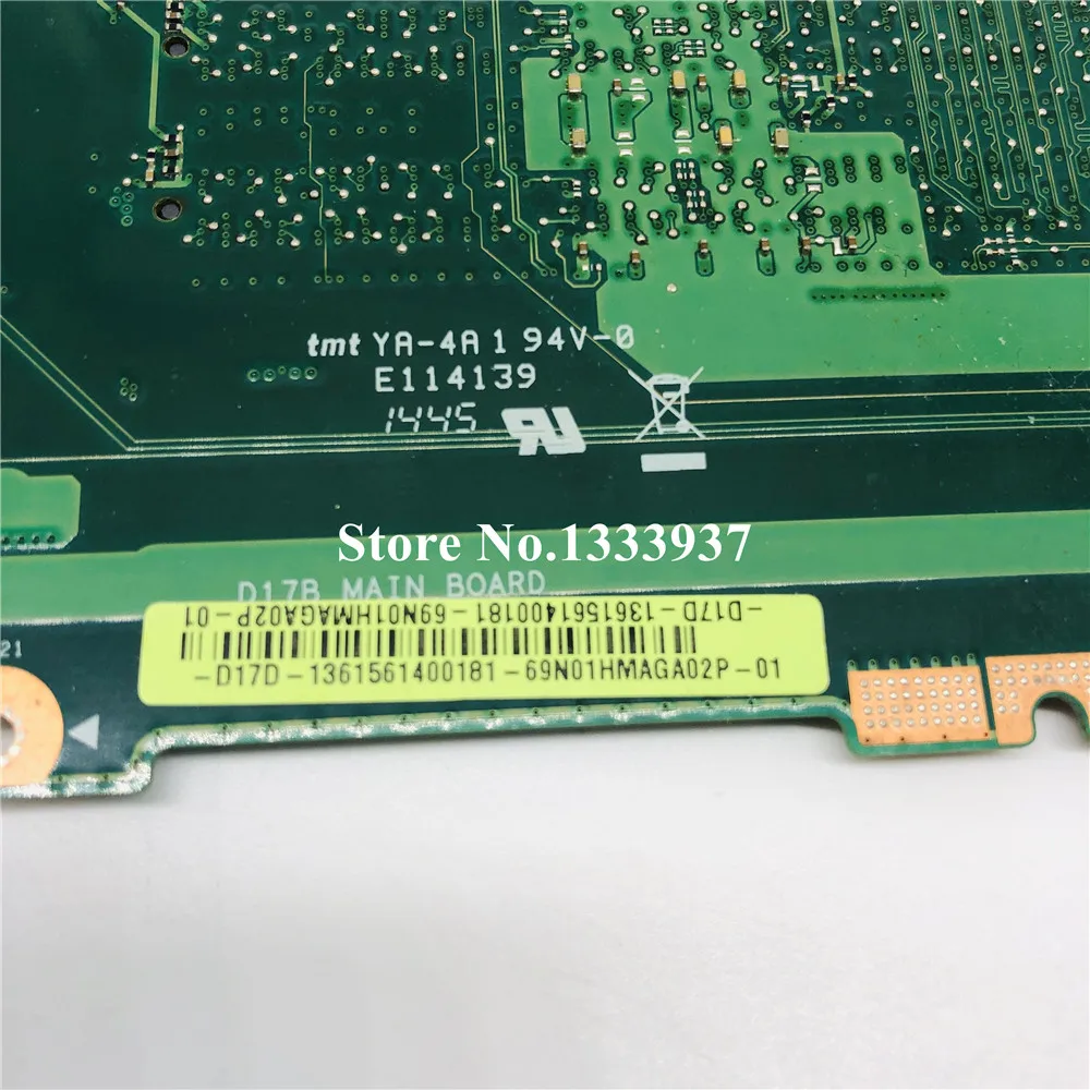 lower price  For ASUS PEGATRON D17B Laptop motherboard SR23Y I5-5200U Mainboard