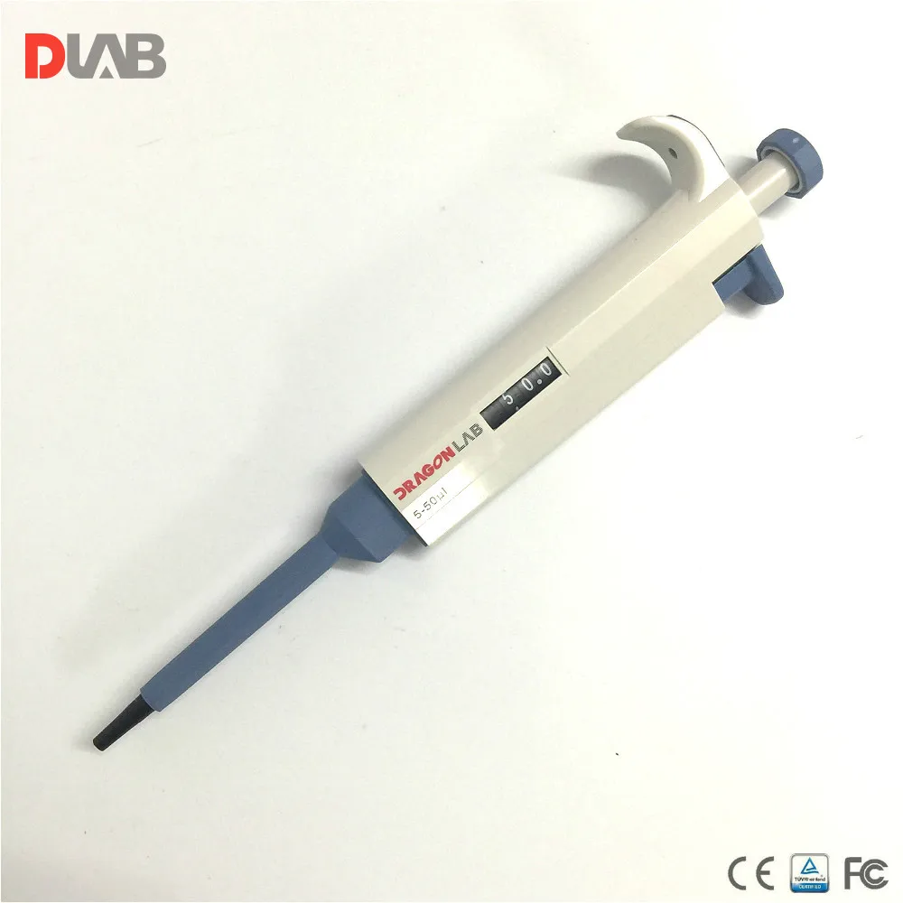 Dlab Pipette Single Channel Manual Adjustable TopPette Pipette Dragon