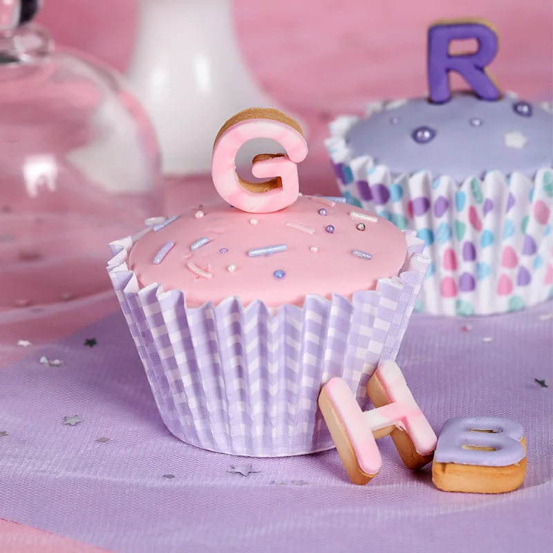 40pcs/set Alphabet Number Cookies Cutter Fondant Biscuit Cutter Mold Figure Letter Pastry Cake Mould Baking Decorating Tools