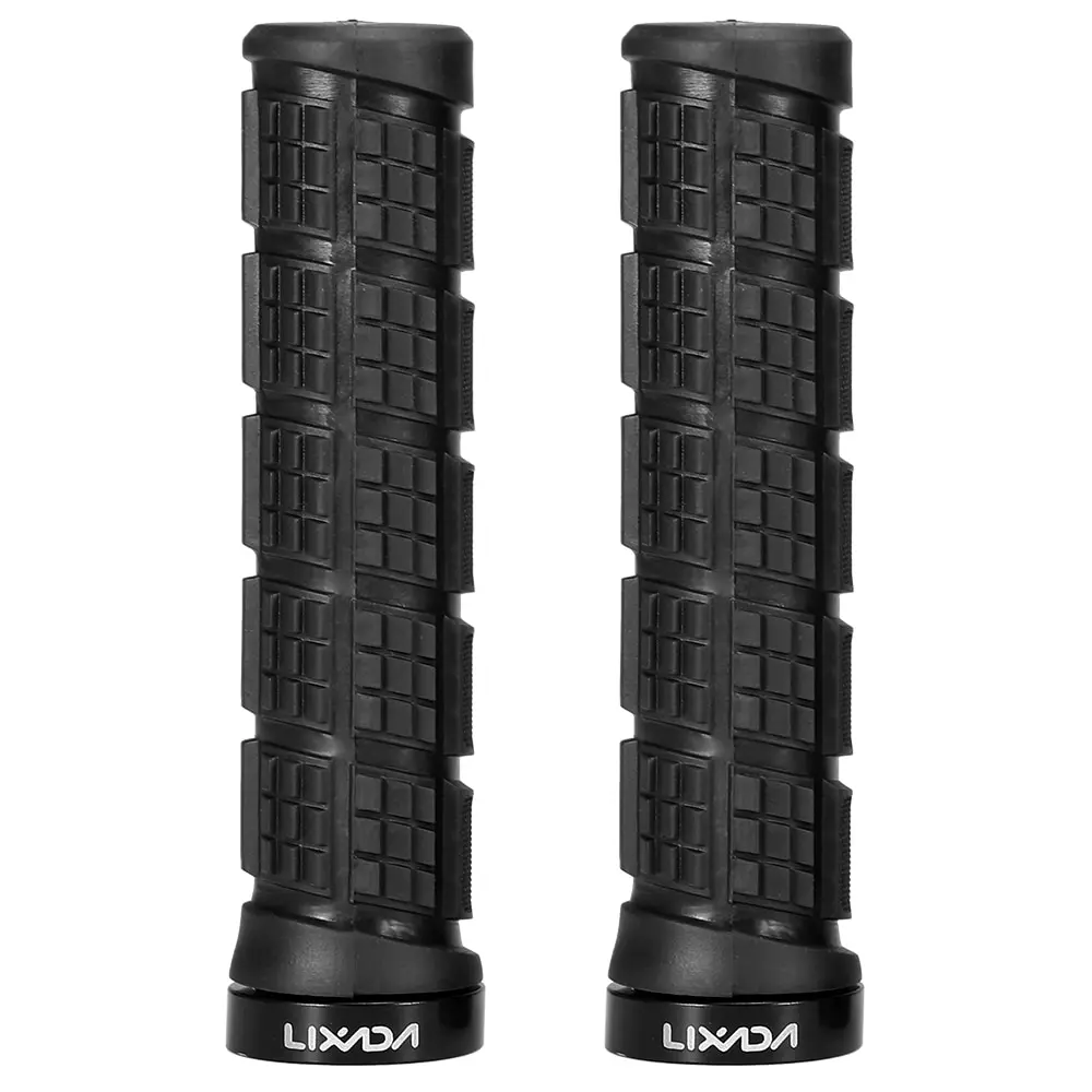 

Lixada 2PCS Bike Handlebar Grips Anti-skid Lock-on Cycling Grips MTB Road Bike End Grips Mountain Bicycle Handlebars End Grips