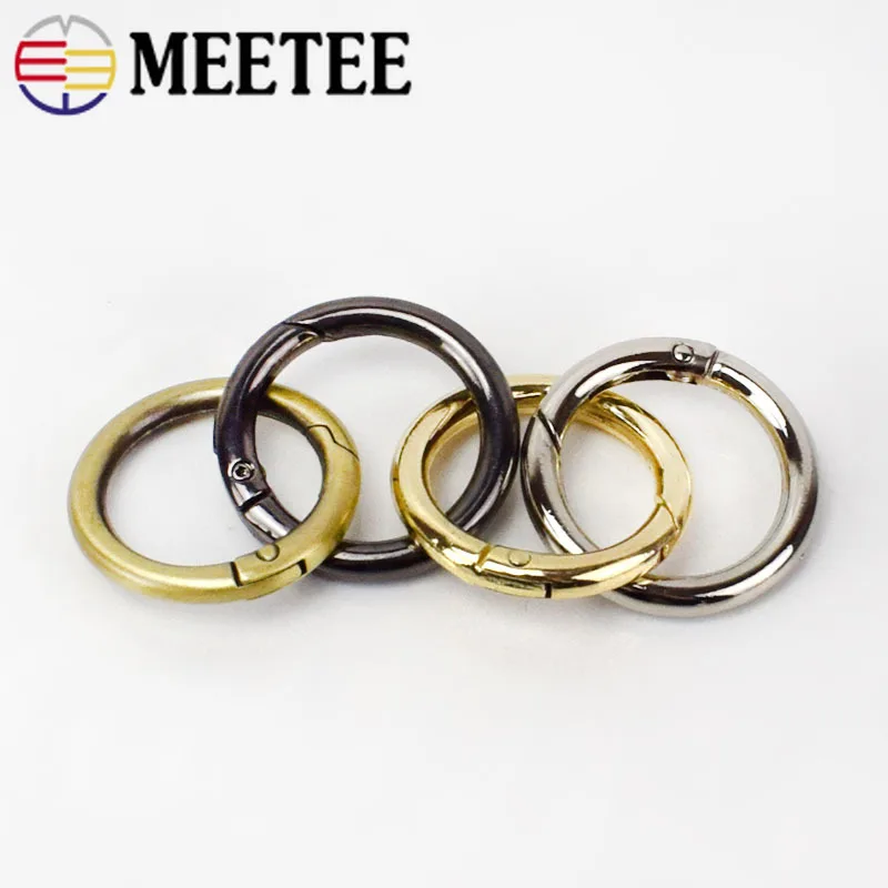 10 шт./30 шт. пружинные металлические d-образные кольца для сумок Meetee 25 мм ремни
