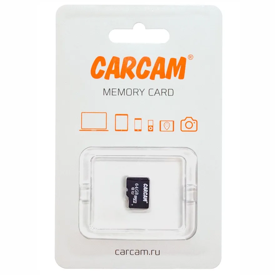 CARCAM microSDXC 64GB Class 10 карта памяти micro SD | Компьютеры и офис