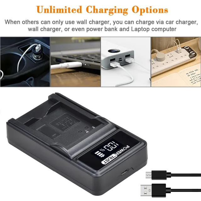 DSTE 2-pack Rechange Batterie Et DC144E Voyage Chargeur Pour Panasonic