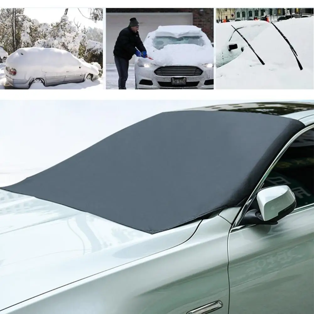 Universal Magnetic Car Windshield Snow Cover Winter Ice Frost Guard Sunshade Protector Windshield Cover