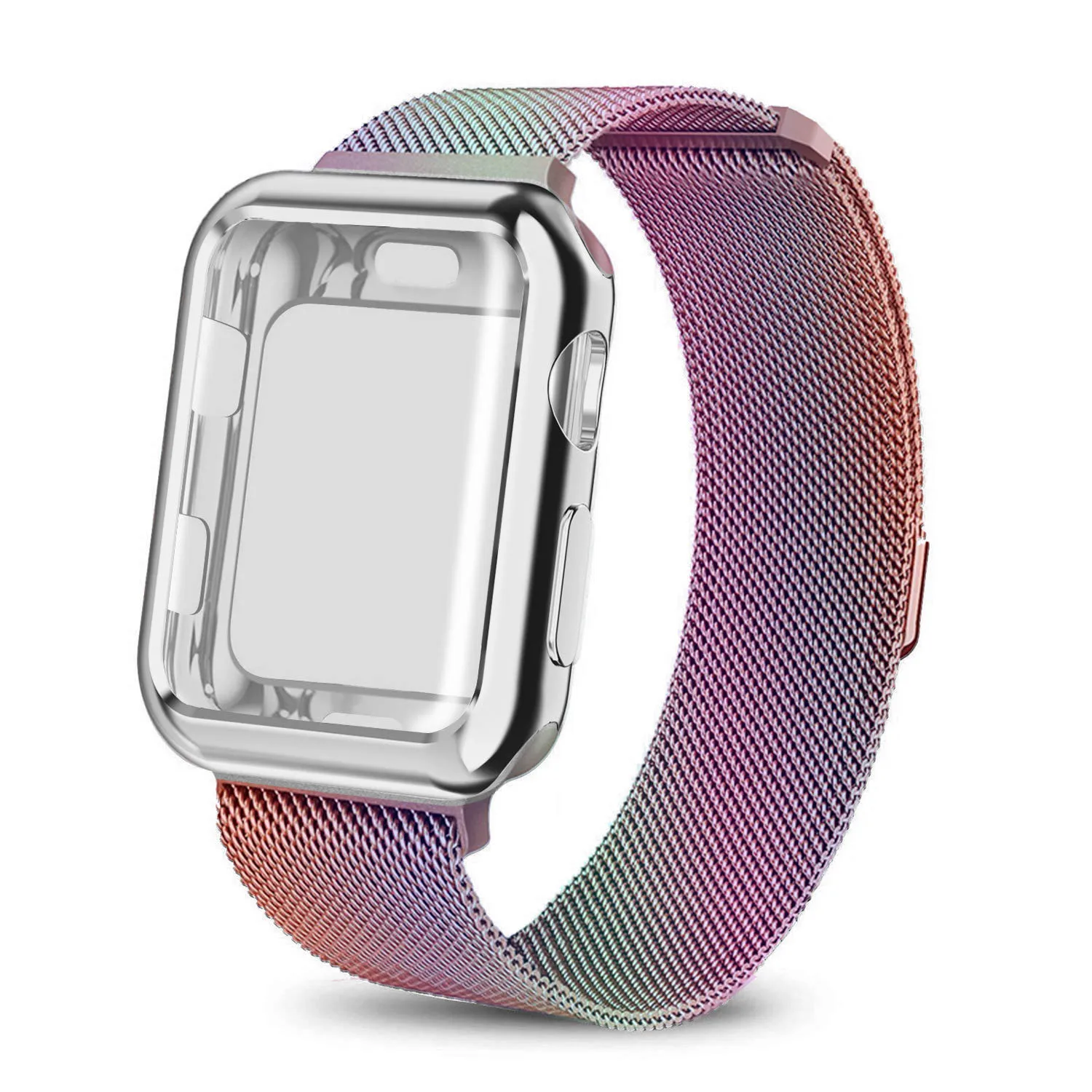 Миланская петля, ремешок для часов аpple 44 мм 40 мм 38 мм 42 мм apple watch чехол для наручных часов iwatch серии 4/3/2/1 чехол для часов