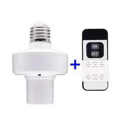 Smart WiFi Light Socket Smart Lamp Head Light Bulb Socket with RF Receiver&Remote Control for ECHO for Google E27 Smartlife