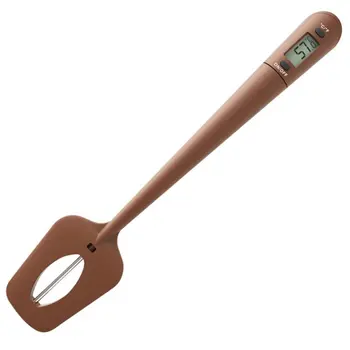 

Digital Cooking Thermometer Double Use Silicone Scraper Spatula Cooking Food Thermometer Household Baking Tool