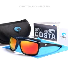 9023 квадратные мужские спортивные солнцезащитные очки с металлическим 3D логотипом зеркальные линзы