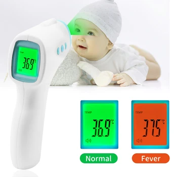

Infrared Thermometer Forehead Temperature Non-contact Handheld Measurement High Accuracy Fast Measure Digital Thermometer IR