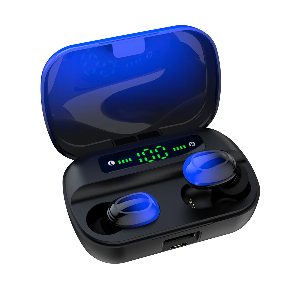 Беспроводные наушники Tws Bluetooth 5 0 мини-гарнитура с микрофоном и зарядным боксом