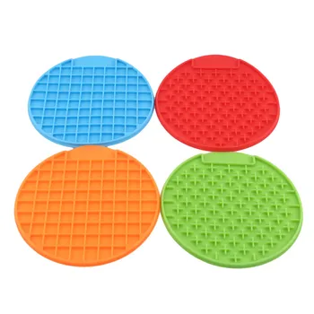 

Mat For Dogs Cats Slow Food Bowls New Pet Dog Feeding Food Bowl Silicone Dog Feeding Lick Pad Dog Slow Feeder Treat Dispensing