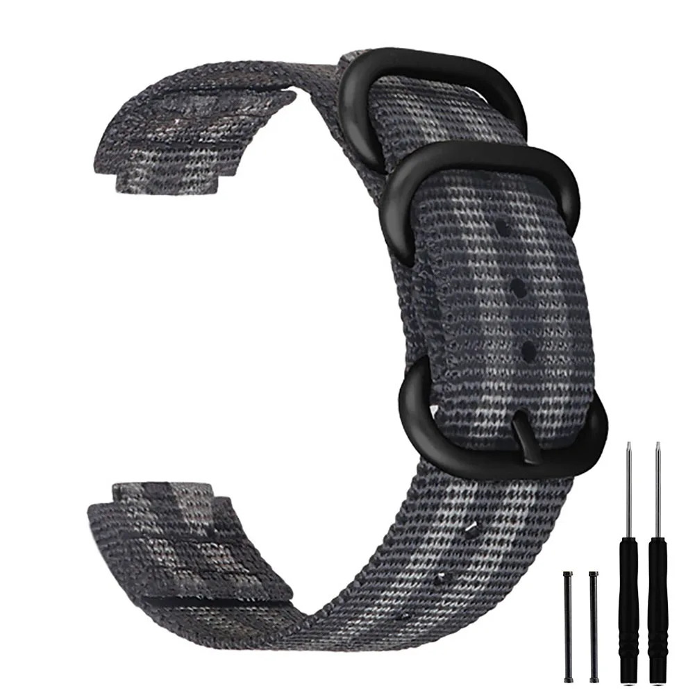 Черный Нейлоновый ремешок для наручных часов для Garmin Forerunner 220 230 235 620 630 735 ремень ремешок для часов с ремешком для спортивного Wirst браслет ремень - Цвет: Черный