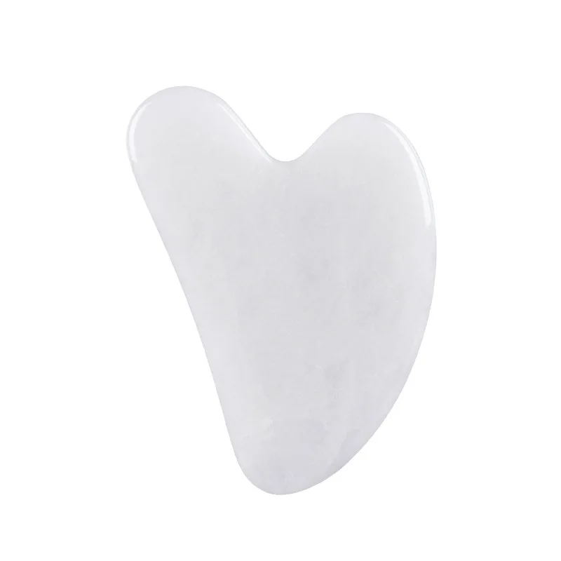 Facial Massager Gua Sha Board Natural Rose Jade Roller Face Massage Gua Sha Board